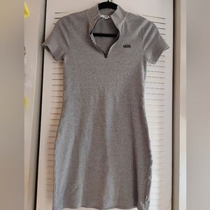 Vans Gray Zip-Up Dress